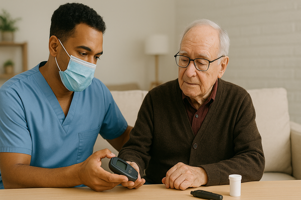 Guia Essencial para Cuidadores de Idosos com Diabetes