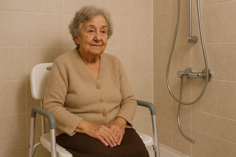 cadeira de banho para idosos