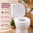 Assento Sanitário Almofadado Elevado 7,5cm