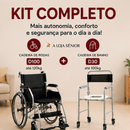 Kit Cadeira de Rodas + Cadeira de Banho