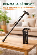 Bengala Sênior™ - Dobrável para tornar sua vida mais prática 🌟