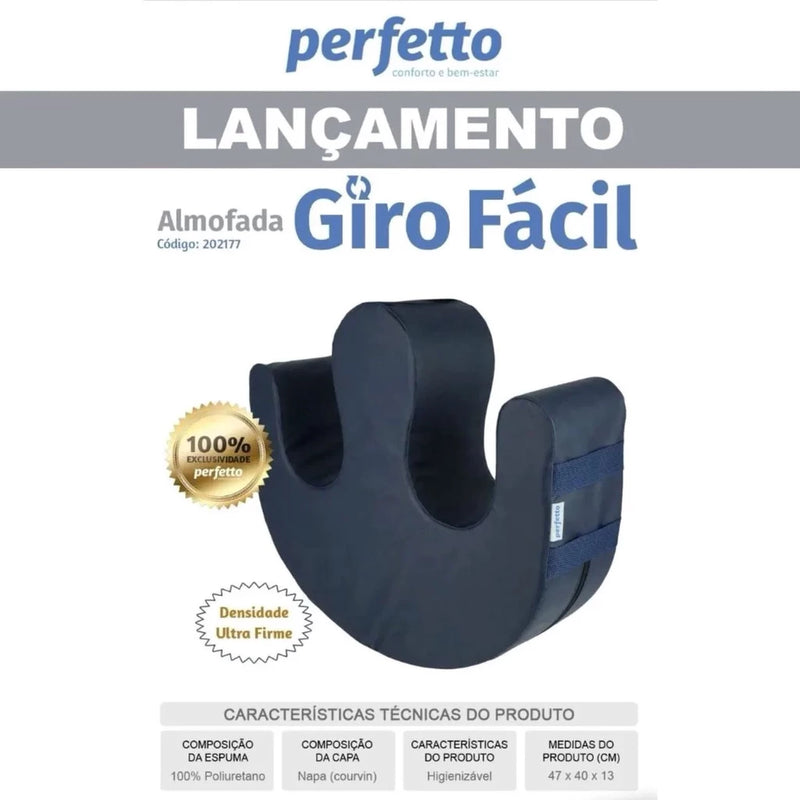 Almofada Giro Fácil Para Posicionar Acamados - Perfetto