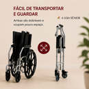 Kit Cadeira de Rodas + Cadeira de Banho