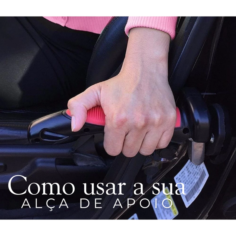 Gancho Sênior ™ - Segurança para entrar e sair do carro!