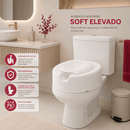 Assento Sanitário Elevado 13,5 cm com Tampa – Conforto e Segurança