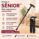 Bengala Sênior™ - Dobrável para tornar sua vida mais prática 🌟
