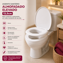 Assento Sanitário Almofadado Elevado 13,5cm