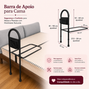 Barra de Apoio para Cama  | Segurança e Conforto para Idosos e Pessoas com Mobilidade Reduzida