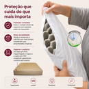 Capa Para Colchão Caixa de Ovo Impermeável - Solteiro