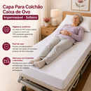 Capa Para Colchão Caixa de Ovo Impermeável - Solteiro