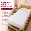 Capa Para Colchão Caixa de Ovo Impermeável - Solteiro