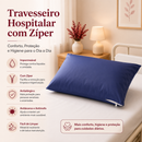 Travesseiro Hospitalar com Zíper — Conforto e Higiene