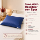 Travesseiro Hospitalar com Zíper — Conforto e Higiene