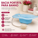 Bacia Portátil Para Banho De Assento Com Bomba Manual