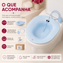 Bacia Portátil Para Banho De Assento Com Bomba Manual