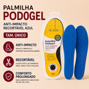 Palmilha Podogel - Anti-impacto Recortável Azul - Tam. Único