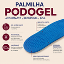 Palmilha Podogel - Anti-impacto Recortável Azul - Tam. Único