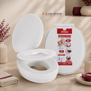 Assento Sanitário Almofadado Elevado 13,5cm