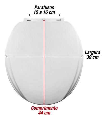 Assento Sanitário Elevado Almofadado 13,5 cm com Tampa – Conforto e Segurança