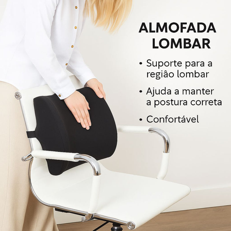 Almofada Anatômica Lombar Visco - Perfetto
