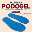 Palmilha Podogel - Anti-impacto Recortável Azul - Tam. Único
