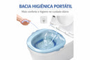 Bacia Portátil Para Banho De Assento Com Bomba Manual