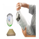 Capa Para Colchão Caixa Ovo Branco Impermeavel Solteiro Natural Home Care