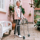 Par de Rodas para Andador 3 Barras D10 Dellamed