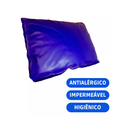 Travesseiro Hospitalar Azul Antialérgico E Impermeável