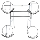Andador Adulto Com Rodas 3 Barras Ortopédico 130 Kg