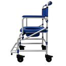Cadeira de Banho para Idoso Dobrável Alúminio Braço Rebatível Sanitária Higiênica + Coletor