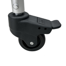 Cadeira de Banho para Idoso Dobrável Alúminio Braço Rebatível Sanitária Higiênica + Coletor